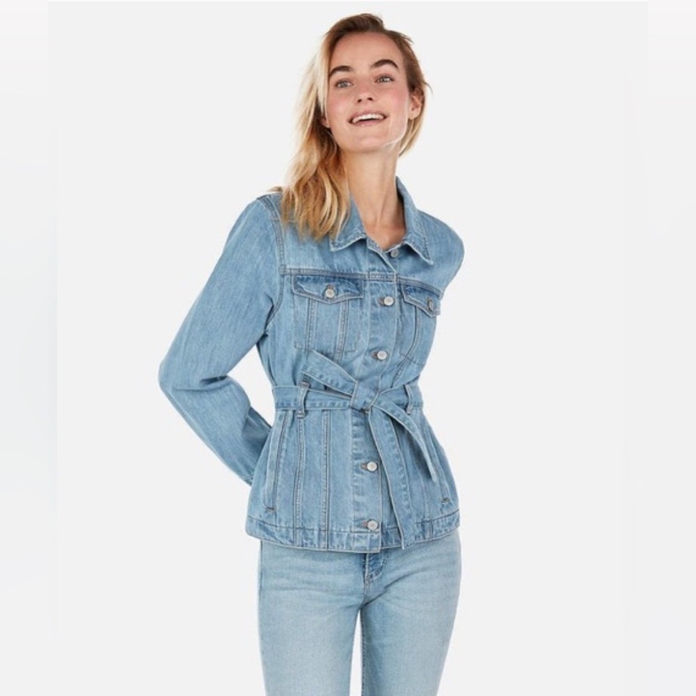 Express Belted Jean Jacket